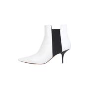 Pre-owned Leather boots Celine Vintage , White , Dames