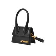 Pre-owned Leather crossbody-bags Jacquemus Pre-owned , Black , Dames