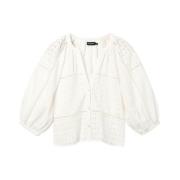 Blouses Desigual , White , Dames