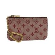 Pre-owned Canvas wallets Louis Vuitton Vintage , Red , Dames