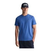T-Shirts Gant , Blue , Heren
