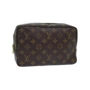 Pre-owned Canvas louis-vuitton-bags Louis Vuitton Vintage , Brown , Da...