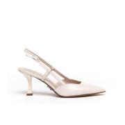 Lakleren Slingback Joanna Sergio Levantesi , White , Dames