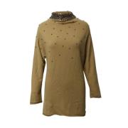 Pre-owned Wool dresses Valentino Vintage , Yellow , Dames