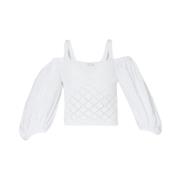 Stijlvolle Gebreide Top Liu Jo , White , Dames