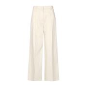 Wide Trousers Mauro Grifoni , Beige , Dames