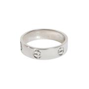 Pre-owned Metal rings Cartier Vintage , Gray , Dames