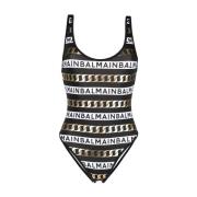 Beachwear Balmain , Black , Dames