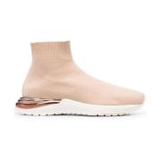 Elegant Beige Damessneakers Salvatore Ferragamo , Beige , Dames