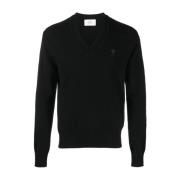 Knitwear Ami Paris , Black , Heren