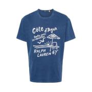 T-Shirts Ralph Lauren , Blue , Heren