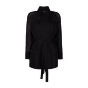 Coats Salvatore Ferragamo , Black , Dames