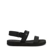 Flat Sandals Giuseppe Zanotti , Black , Heren