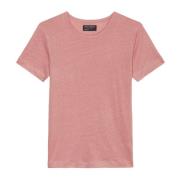 T-shirtvormig Marc O'Polo , Pink , Heren