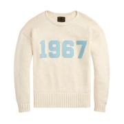 Crème Combo Crew Neck Sweater Ralph Lauren , Beige , Heren