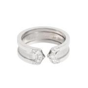 Pre-owned White Gold rings Cartier Vintage , Gray , Dames