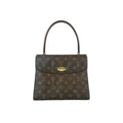 Pre-owned Canvas handbags Louis Vuitton Vintage , Brown , Dames