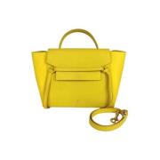 Pre-owned Leather celine-bags Celine Vintage , Yellow , Dames