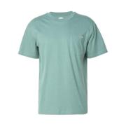 Korte Mouw Zak T-Shirt Donker Bos Dickies , Green , Heren