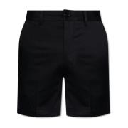 Katoenen shorts Ami Paris , Black , Heren