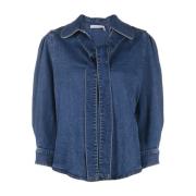 Long Sleeve Tops See by Chloé , Blue , Dames