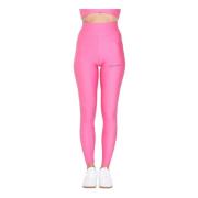 Roze Lycra Leggings met Unieke Print Hinnominate , Pink , Dames