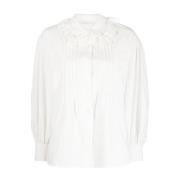 Long Sleeve Tops See by Chloé , White , Dames