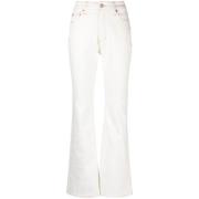 Flared Jeans Ksubi , White , Dames