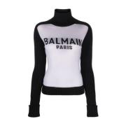 Sweatshirts Balmain , Black , Dames