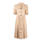 Midi Dresses Salvatore Ferragamo , Beige , Dames