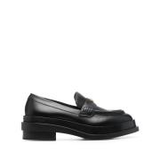 Elegante Zwarte Loafers Giuseppe Zanotti , Black , Dames