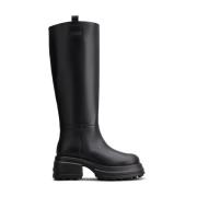 High Boots Tod's , Black , Dames