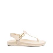 Flat Sandals Ancient Greek Sandals , White , Dames