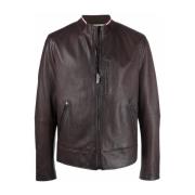 Leather Jackets Bally , Brown , Heren