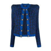 Blazers Balmain , Blue , Dames