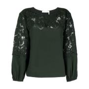Blouses See by Chloé , Green , Dames