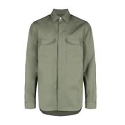 Leather Jackets Rick Owens , Green , Heren