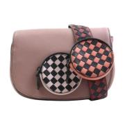 Pre-owned Leather shoulder-bags Bottega Veneta Vintage , Pink , Dames