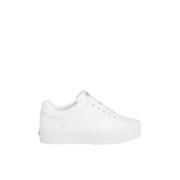Klassieke Witte Sneakers Calvin Klein , White , Dames