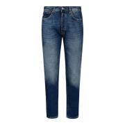 Slim-fit Jeans Selected Homme , Blue , Heren