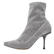 Pre-owned Fabric boots Sergio Rossi Pre-owned , Gray , Dames