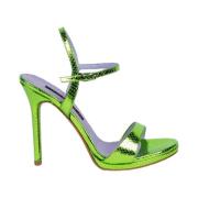 High Heel Sandals Albano , Green , Dames