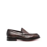 Donkerbruine Grover Loafers Santoni , Brown , Heren