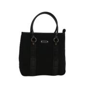 Pre-owned Cotton totes Bvlgari Vintage , Black , Dames