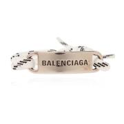 Armband met logo Balenciaga , White , Dames
