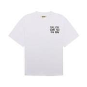 Korte Mouw T-shirt 2416-415 Woodbird , White , Heren