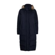 Down Coats Polo Ralph Lauren , Blue , Dames