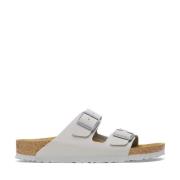 Flat Sandals Birkenstock , Gray , Dames