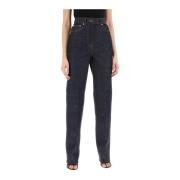 Straight Jeans Salvatore Ferragamo , Blue , Dames