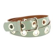 Crispy Groene Leren Riem Herbert Frère Soeur , Green , Dames